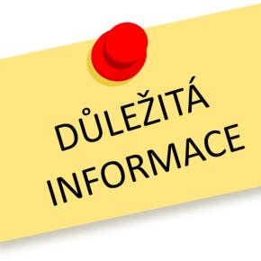 důležitá informace